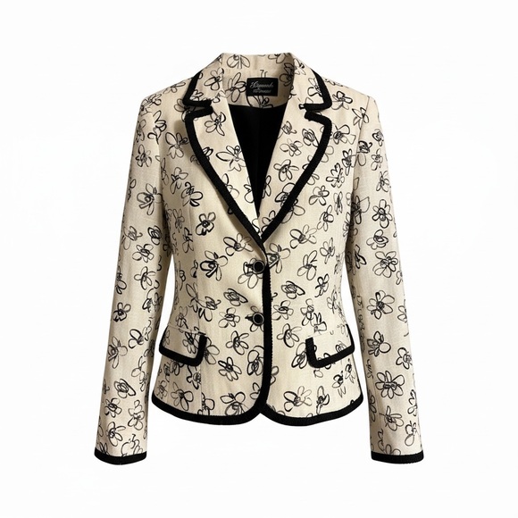Giancarlo Ferrari Jackets & Blazers - Giancarlo Ferrari Floral Pattern Blazer